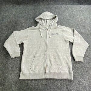 Esy Surf Co Hoodie Adult M Gray Zip Myrtle Beach SC Coastal Surf Casual Souvenir
